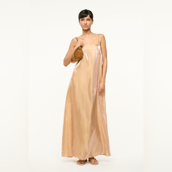 STAUD Dresses & Skirts - NWT $595 Staud Delfina Dress Rose Gold
